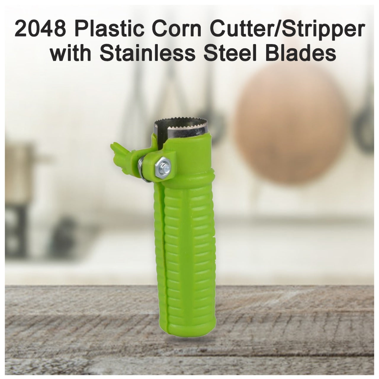 Efficient corn stripper tool with ergonomic design and sharp stainless steel blades. Efficient corn stripper tool with ergonomic design and sharp stainless steel blades.